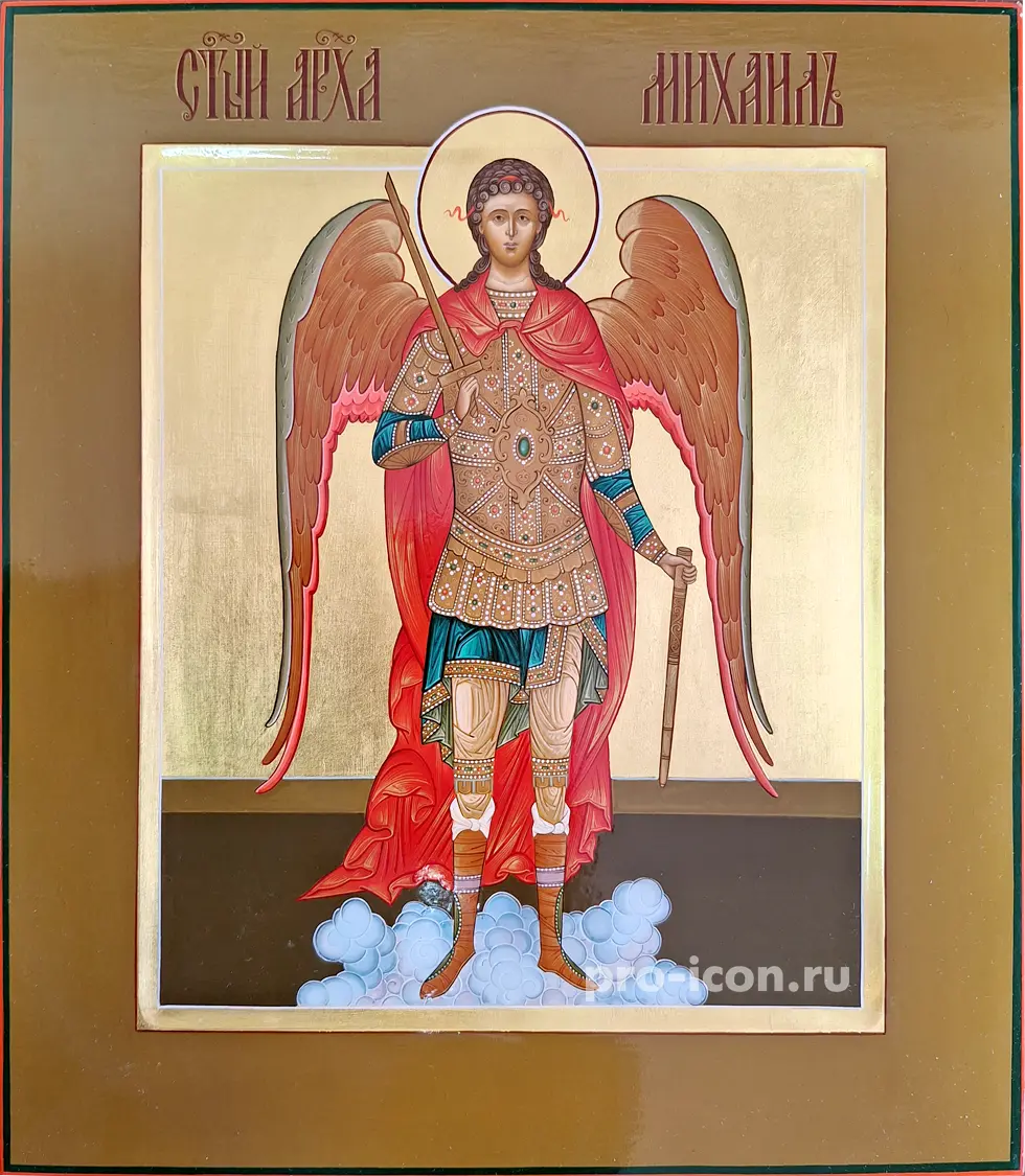 Палех икона Архангел Михаил Икона Архангел Михаил