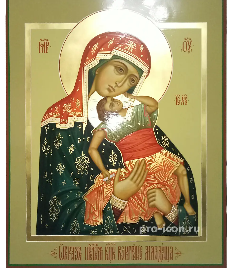 Икона Взыграние Младенца