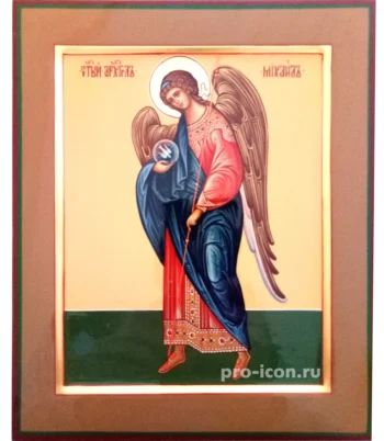 Палехская икона Михаил Архангел