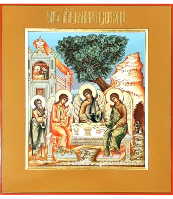 Палехская икона Троицы
