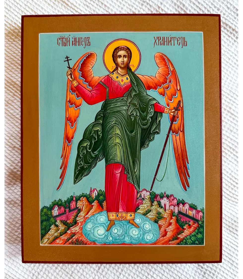 Ангел Хранитель икона палехская