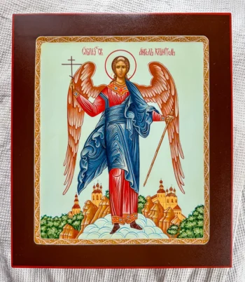 Ангел Хранитель палехская икона