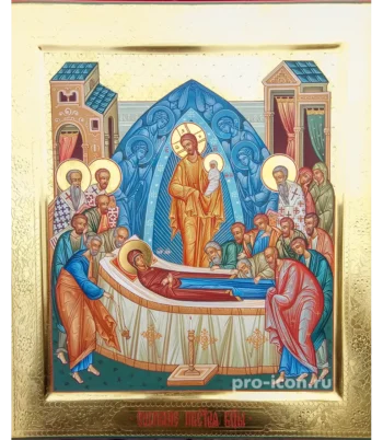 Палехская икона Успение Пресвятой Богородицы