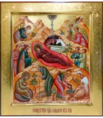 Палехская икона Рождество Господа