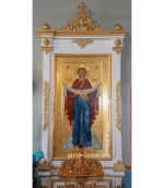 Палехская икона Покров Божией Матери