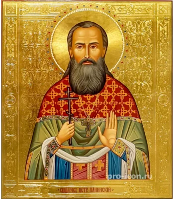 Палехская икона Петр Крестов (Панинский)