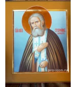 Палехская икона Преподобного Серафима Саровского
