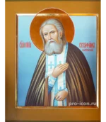 Палехская икона Преподобного Серафима Саровского
