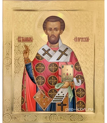 Палехская икона Тимофея Прусского